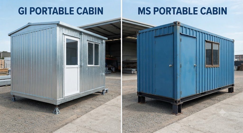 GI vs MS Portable Cabin